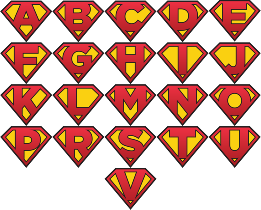 Logo-uri invitație de botez superman