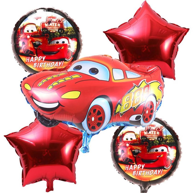 Baloane Cars - Fulger McQueen. Set format din 5 piese