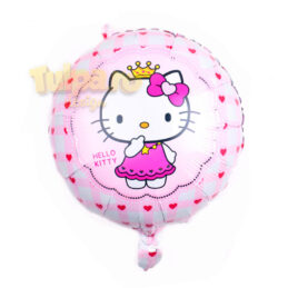 Balon cu Hello Kitty rotund