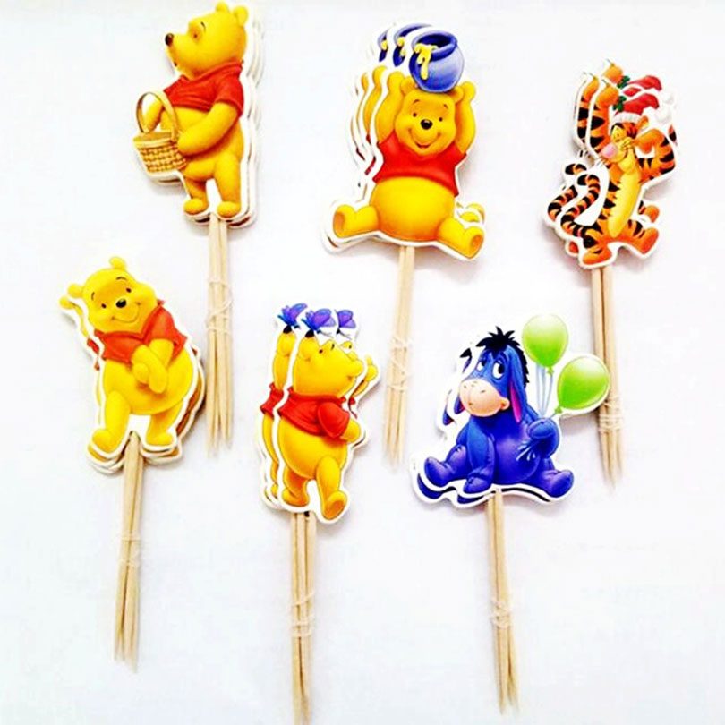 Scobitori cu Winnie the Pooh pentru Candy Bar