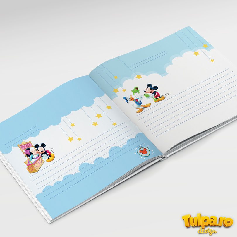 Carte de amintiri cu Mickey Mouse