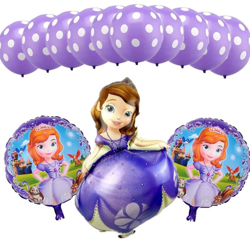 Set baloane cu Prinţesa Sofia
