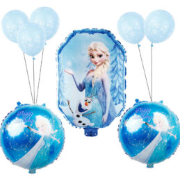 Baloane pentru botez cu Elsa