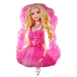 Baloane Barbie, deosebite in combinatie cu produsele pentru botez cu aceeasi tema.