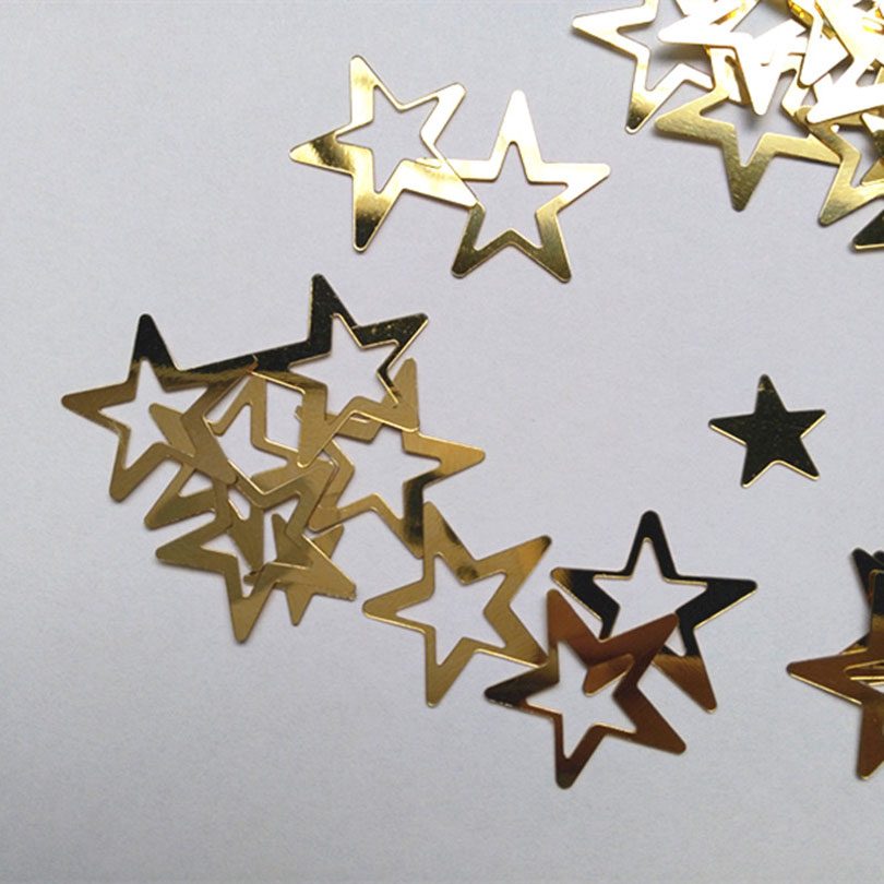 Confetti steluţe de culoare aurie. Adăugaţi o strălucire extra evenimentului dumneavoastră