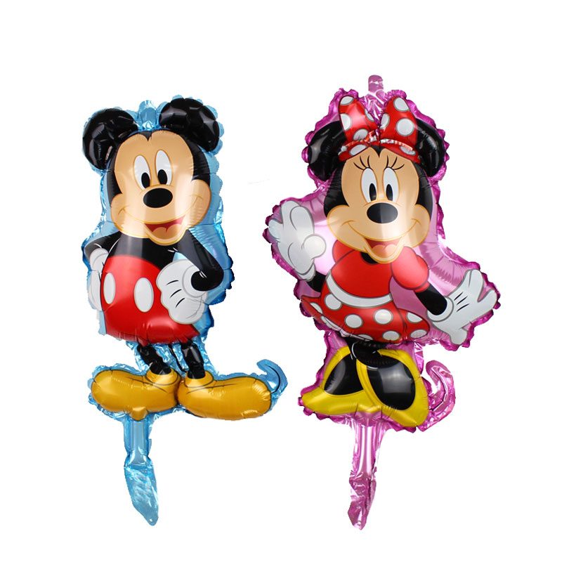 Baloane cu Mickey şi Minnie Mouse.