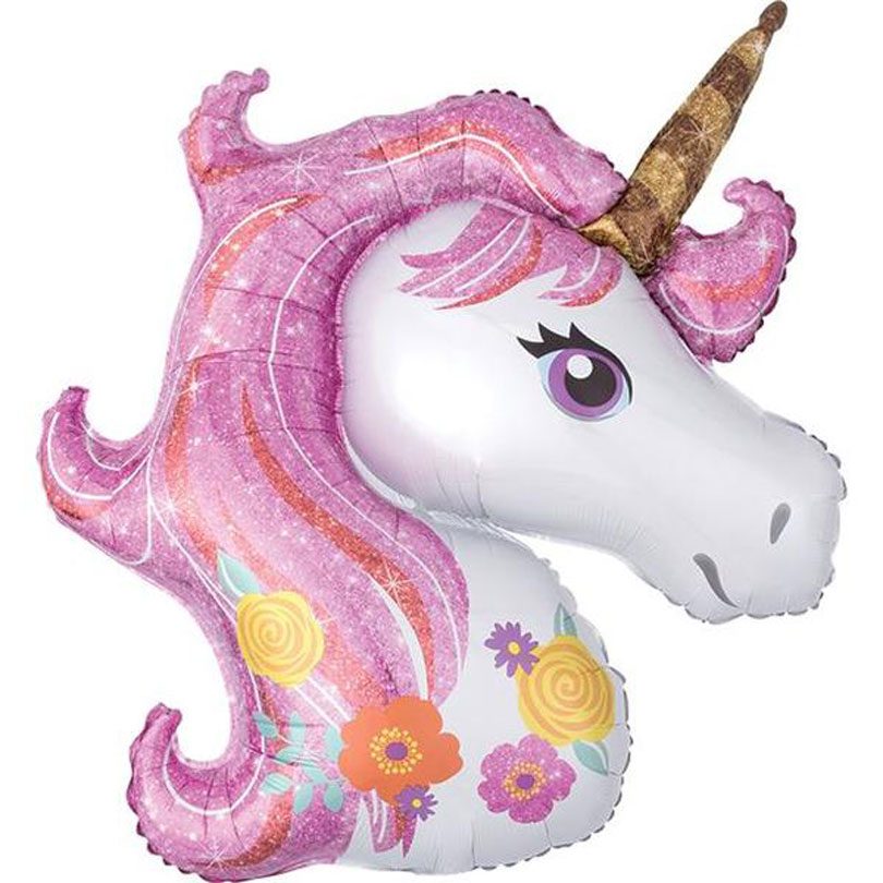 Balon unicorn gigant, perfect pentru botezul prinţesei