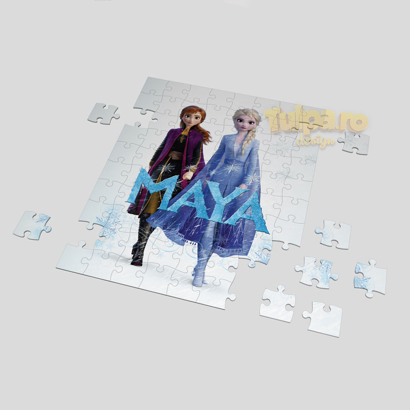 Puzzle personalizat cu Elsa.