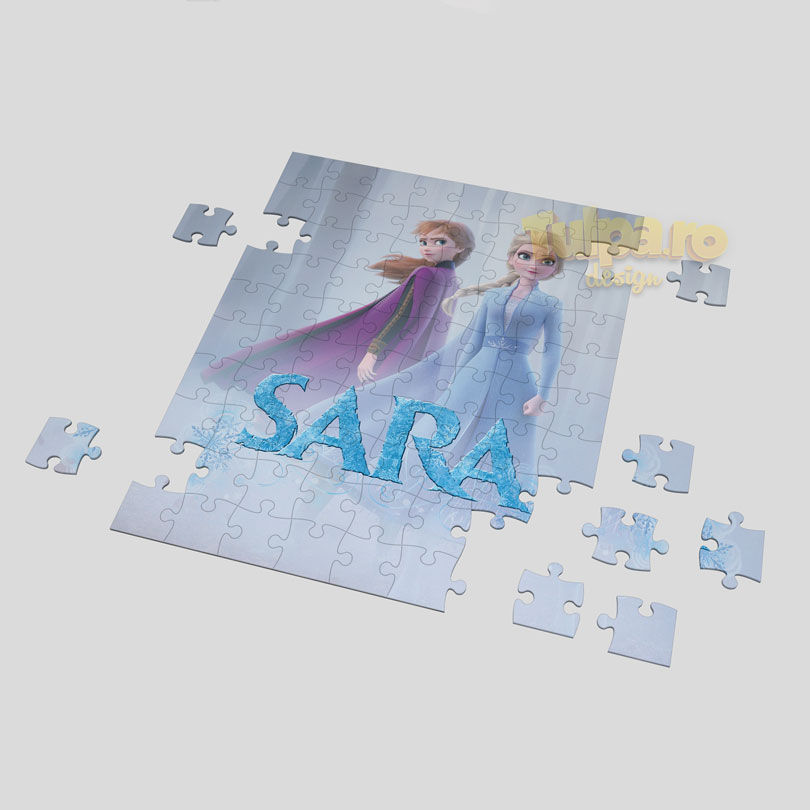 Puzzle personalizat cu Elsa.