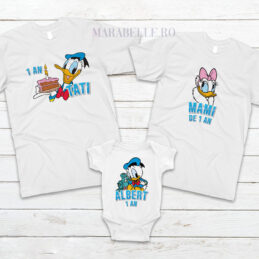 Set de tricouri personalizate cu Donald pentru taiere de mot