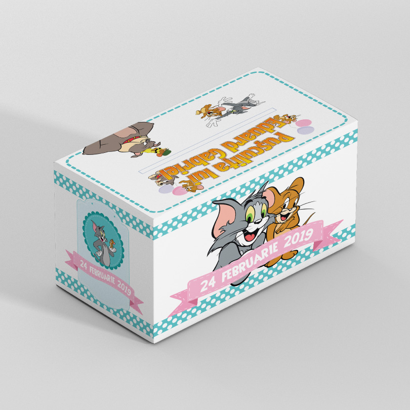 Cutie pentru plicuri de bani cu Tom și Jerry